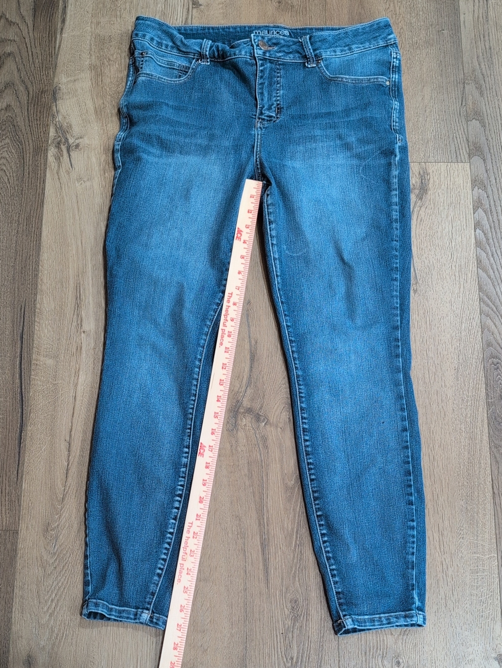 Maurices Mid-Blue Skinny Jeans